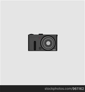 3d rendering camera minimal style black and white color