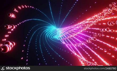 3D Rendering. Cyberspace abstraction. Futuristic Technology Digital Abstraction. Technological and connection motion background. Simple bright background, sci fi structure. 3D Rendering. Cyberspace abstraction. Futuristic Technology Digital Abstraction