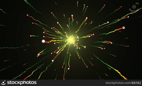 3d rendering Holiday background with Glittering Star Particle. 3d rendering Holiday background with Glittering Star Particle. 8K Ultra HD Resolution