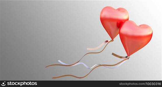 3D rendering image of valentine’s day background. Background   Text box mockup in smart object layer.