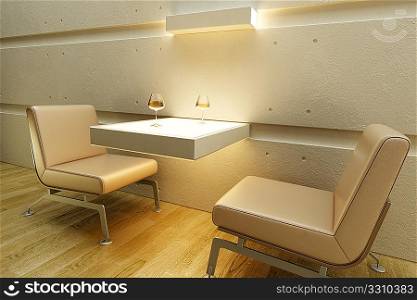 3d rendering interior lounge room