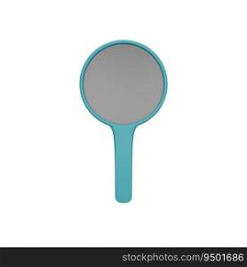 3d rendering magnifying glass background isolated