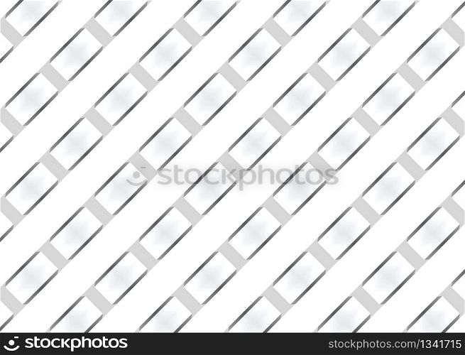 3d rendering. modern diagonal rectangle geometric shape pattern wall background.