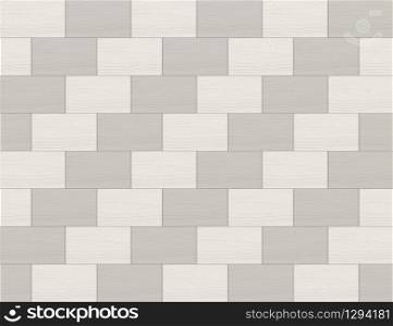 3d rendering. Modern gray and white rectangular shape stone brick blocks wall background.