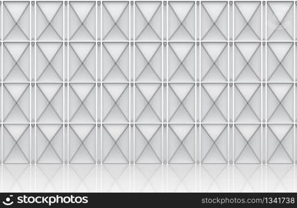 3d rendering. modern gray polygonal pattern stack wall design background.