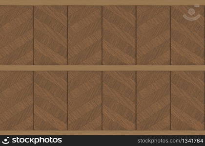 3d rendering. modern luxurious hardwood panels wall design texture background.