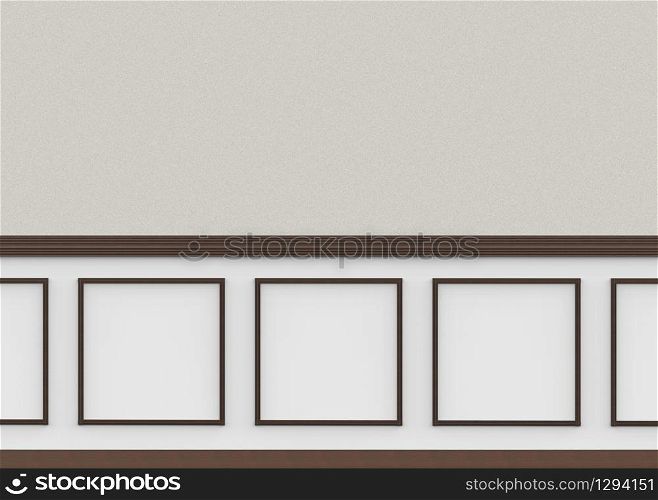 3d rendering. modern luxurious square pattern wall background.