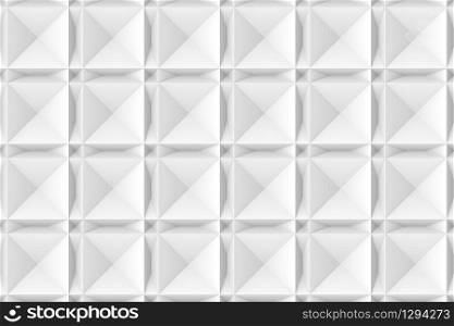 3d rendering. modern seamless geometric square and triangle pattern wall background.