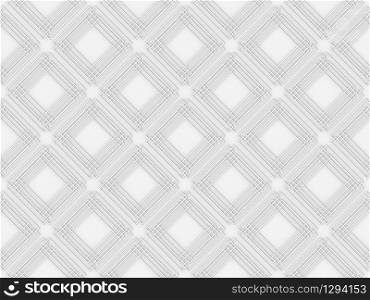 3d rendering. modern seamless square rectangle line pattern wall background.