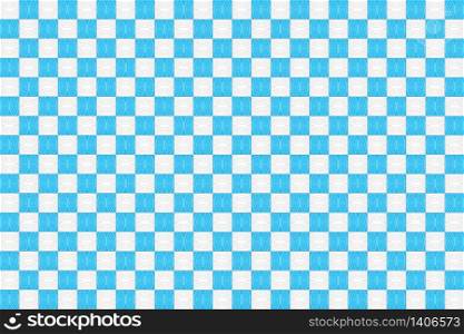 3d rendering. modern white and blue square ceramic tile pattern wall background.