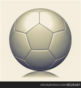 3d rendering of a soccer ball