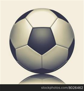 3d rendering of a soccer ball