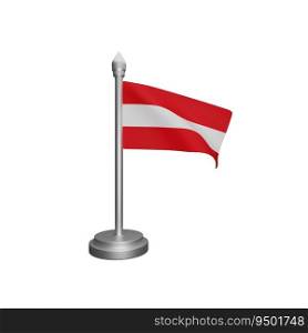 3d rendering of austria flag concept austria national day
