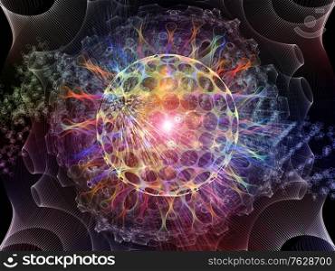 3D rendering of translucent colorful viral particles on the subject of virus, COVID-19, infection, disease and Coronavirus epidemic