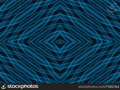 3d rendering. Sci-fi xray blue tube structure art background.