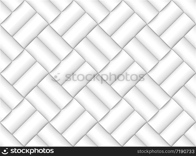 3d rendering. seamless diagonal cylinder pipe pattern wall background.