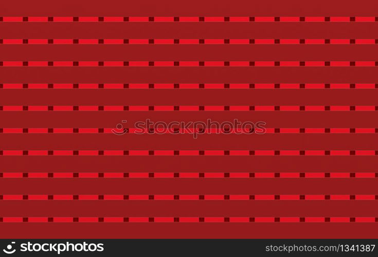 3d rendering. seamless matalic modern red square shape pattern tiles wall design texture background.
