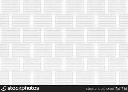 3d rendering. seamless modern luxurious white brick square pattern wall background.