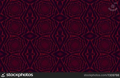 3d rendering. seamless modern pink beam light square grid pattern wall design texture background.