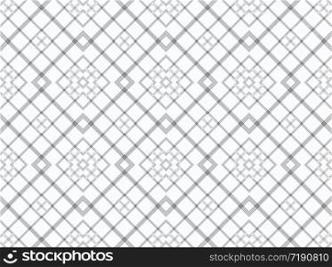 3d rendering. seamless modern square grid pattern art in chinese style design wall background.