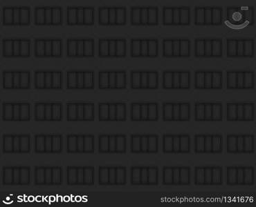 3d rendering. seamless rectangle shape box brick pattern wall background.