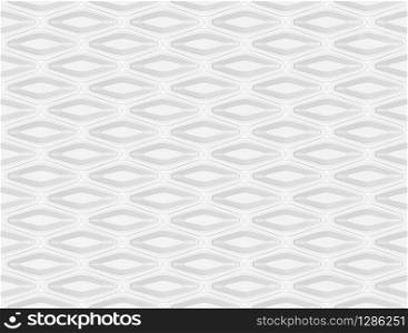 3d rendering. seamless rounded grid shape pattern wall background.