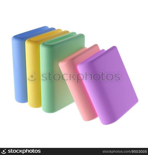 3D Stack of Closed Books Icon Isolated with clipping path. Render Educational or Business Literature. Reading Education, E-book, Literature, Encyclopedia, Textbook Illustration.. 3D Stack of Closed Book Icon Isolated with clipping path. Render Educational or Business Literature. Reading Education, E-book, Literature, Encyclopedia, Textbook Illustration