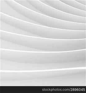 3d White Abstract Architecture Background