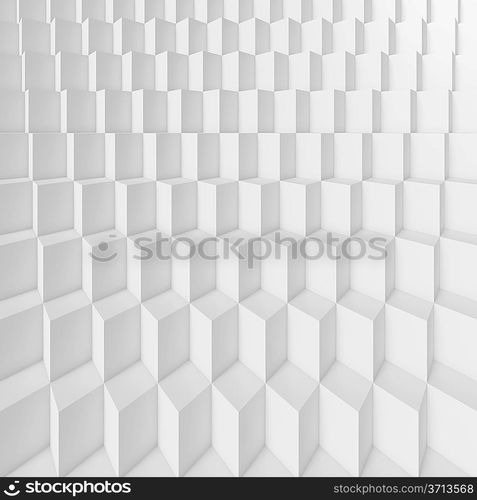 3d White Abstract Architecture Background