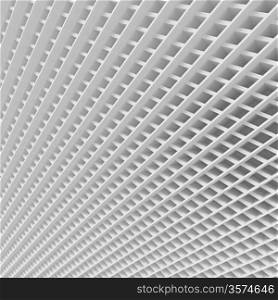 3d White Abstract Grid Background