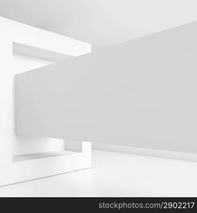 3d White Creative Technology Background