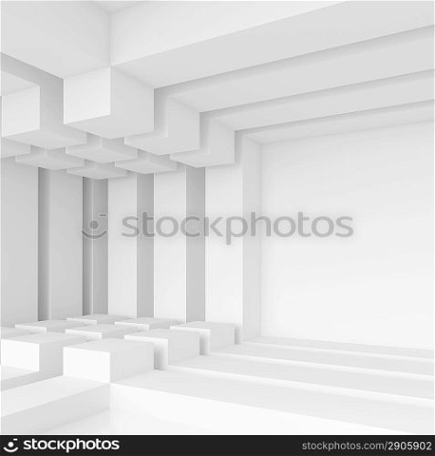 3d White Creative Technology Background