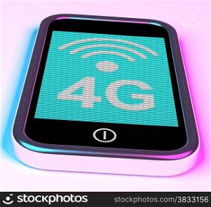4g Internet Connection On Mobile Phone. 4g Internet Connection On Mobile Smartphone