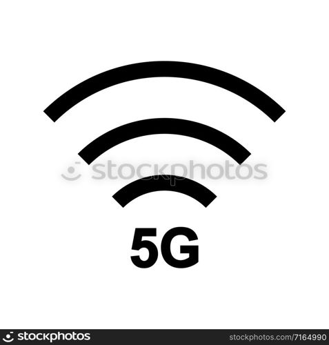 5g icon with wifi sign. Vector eps10