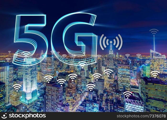 5g internet concept in technology concept