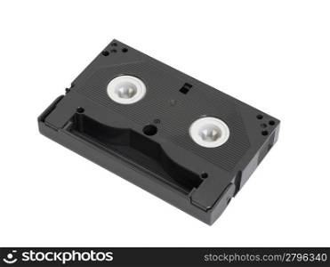 8mm video cassette on a white background