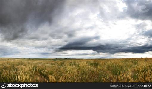 A 25 megapixel dramatic prairie landscape