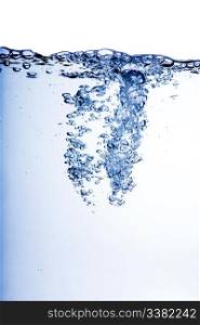 A abstract water splash background with flow
