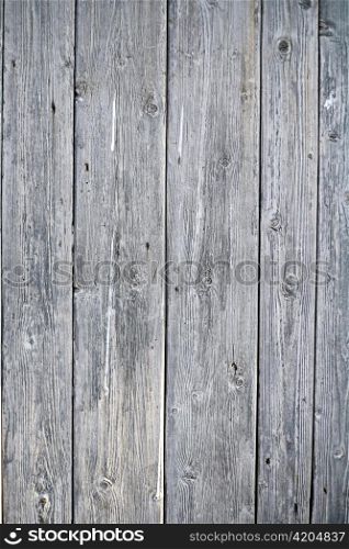 A background of weathered gray painted wood
