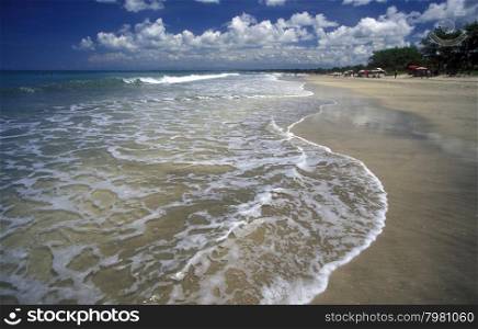 a beach near kuta in the south of the island Bali in indonesia in southeastasia. ASIA INDONESIA BALI KUTA BEACH
