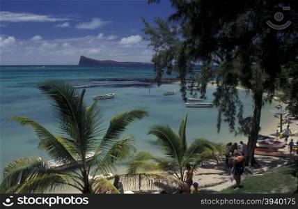 a beach near the town of Pereybere and the cap Malheureux on the island of Mauritius in the indian ocean. INDIAN OCEAN MAURITIUS CAP MALHEUREUX