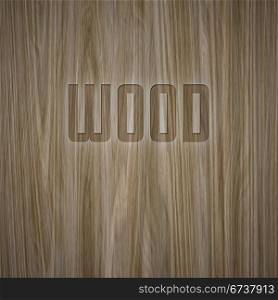 A beautiful wooden background with the word wood