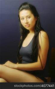 A beautiful young asian girl.