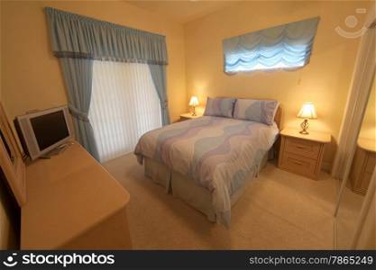 A Bedroom with a Queen Bed, Interior Shot of a Home