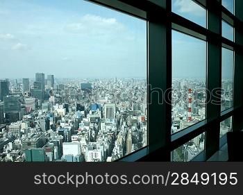 A birds eye view of Tokyo