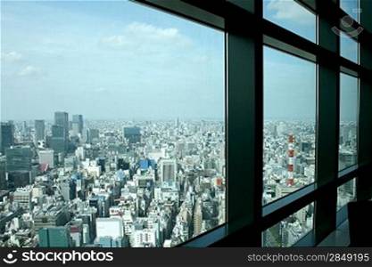 A birds eye view of Tokyo