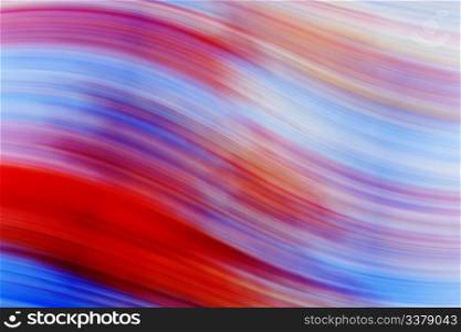 A blur abstract image with red and blue - festive feeling