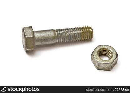 A bolt isolated on white background