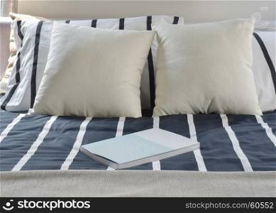 A book on striped bedding modern style