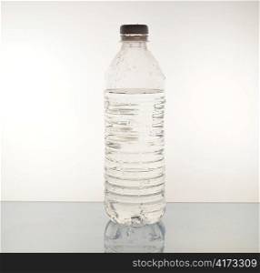 a bottle of fresh cold water